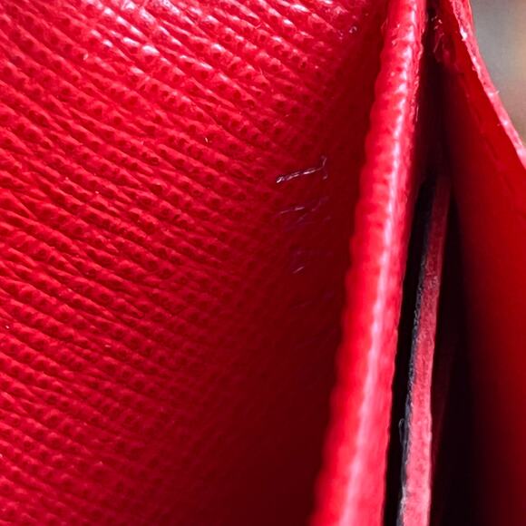 LOUIS VUITTON Red Epi Twist Wallet - Picture 11 of 11